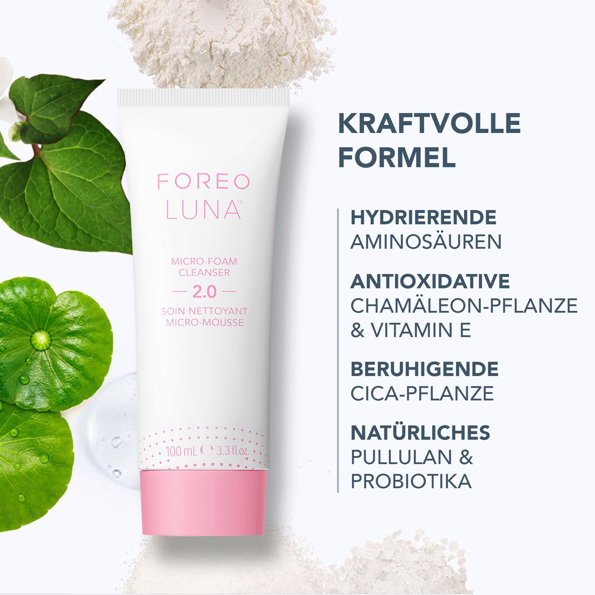 FOREO KIWI Set - Mitesserentferner + Micro-Foam Reiniger 2.0 | Mitesserentferner, Porensauger, Porenverfeinerer, Schaumreiniger, Sauggerät, Schaumreiniger, Alle Haut