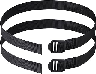 Correas para pies para máquinas de Remo - Correas para Pedales de Bicicletas estáticas, Correa para pies para elípticas | 2X Correas de Pedal de Repuesto, Correas de Pedal de máquina ejercitadora de