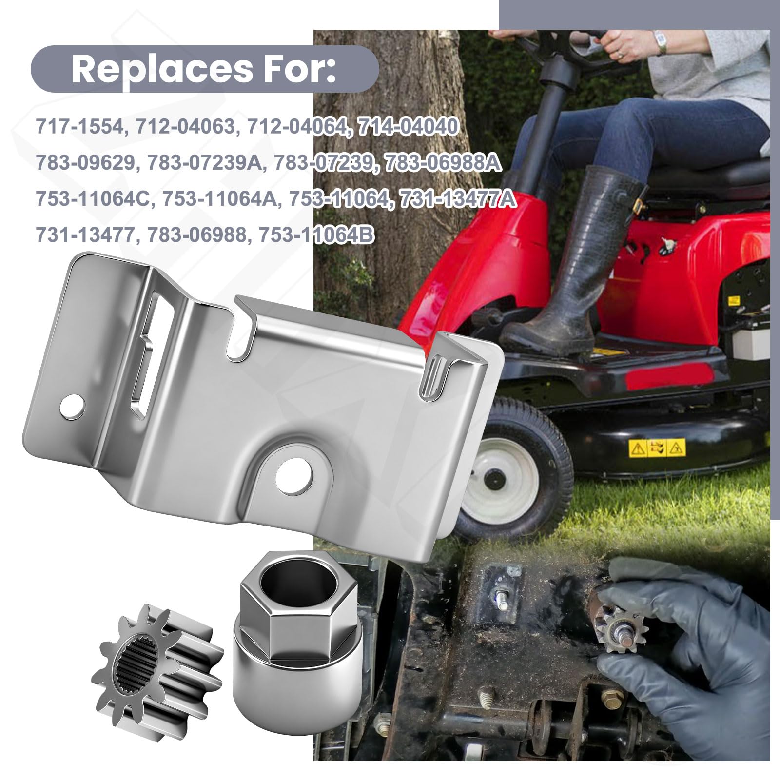 「RT-167684」 ZHIXING CR12 Steering Service Kit for MTD, Cub Cadet, Craftsman