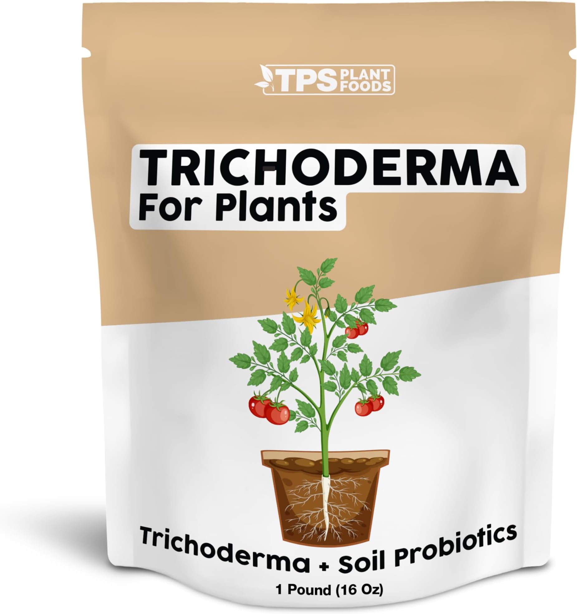 Trichoderma for Plants, Great for Transplanting and Established Plants, Also Includes Soil Probiotics Mycorrhizae and Bacteria(16 Ounces)