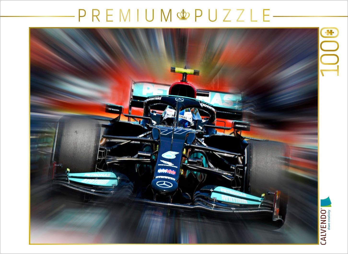 CALVENDO Puzzle Formula 1 - Mercedes AMG F1 | 1000 Pieces Size 25" x 19"