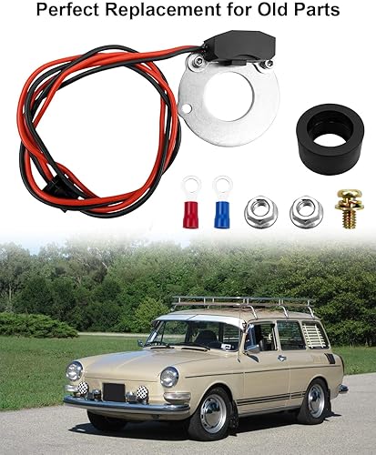 Miniatura 2 de Kit de conversión de encendido 1847A apto para Volkswagen VW, encendedor de 4 cilindros compatible con Bosch 009