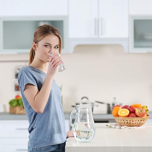 Miniatura 5 de Filtro alcalino de repuesto para jarra de agua diseñado para modelos originales y finos, Paquete de 4