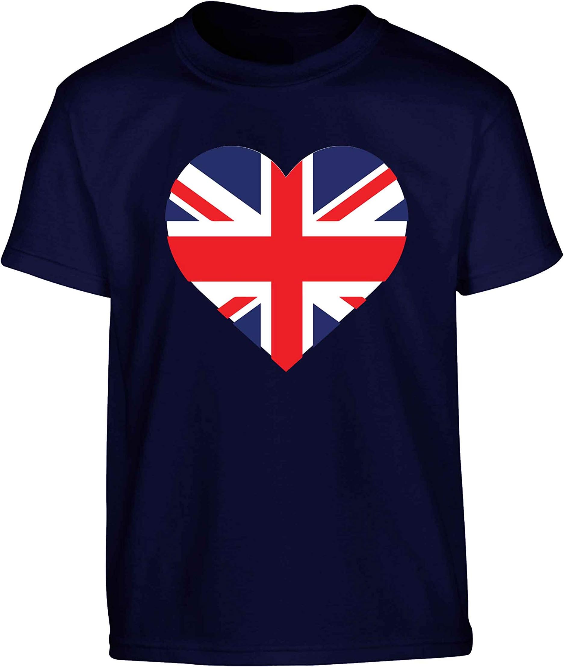 Flox Creative Children's T-Shirt Union Jack Heart
