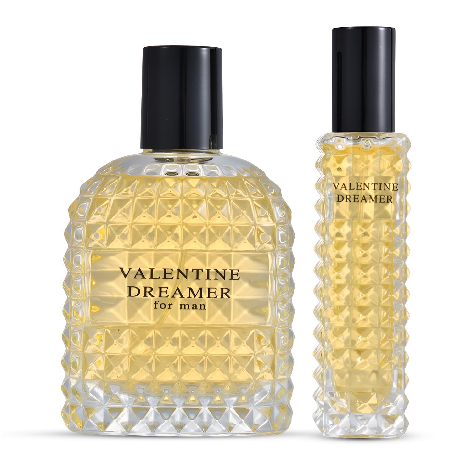 Valentine Dreamer Cologne for Men, Premium Glass Bottle with Oriental Notes, Eau de Parfum and 3.4 Fl Oz / 100ML + 30ML Travel Spray, Fragrance for Men Gift Set - Image 9