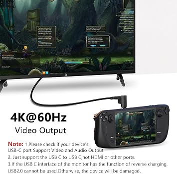 GELRHONR USB Type C Splitter, 1 to 2 Ports, Supports 10Gbps Data Transfer, 4K@60Hz Video Output, Easy to Carry