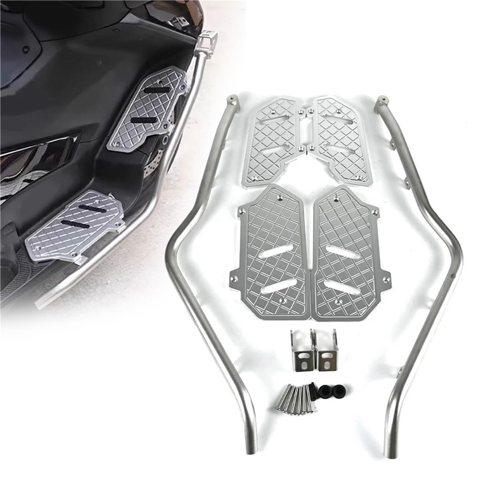 Barres de protection cadre TMAX 560 marchepieds repose-pieds scooter