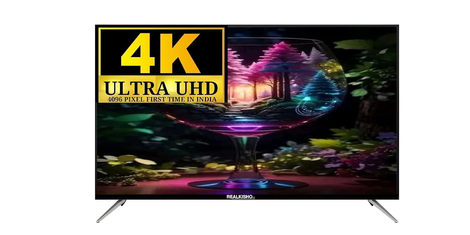 REALKISHO 43” 43 inch 4k ultra hd smart mouse remote flamboy110(cm) 5bav5 series