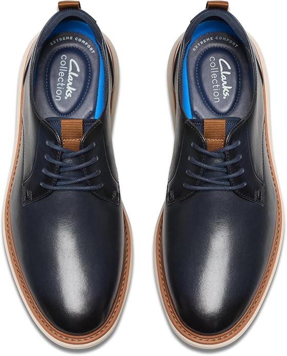 Zapatos de cordones de cuero encerado de abeja para hombres Brantin Plain