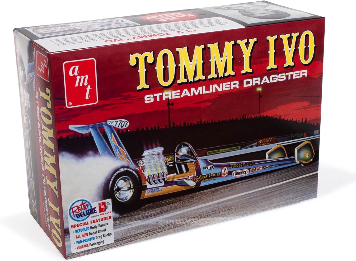 AMT Tommy Ivo Streamliner Dragster 1:25 Scale Model Kit