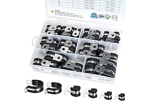TICONN 42-Piece Garden Hose Clips Set