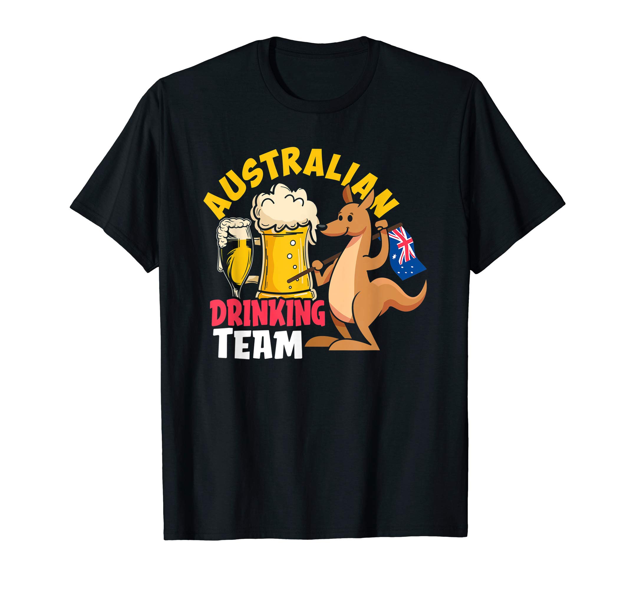 Australian Drinking Beer Team Funny Australia Day T-Shirt