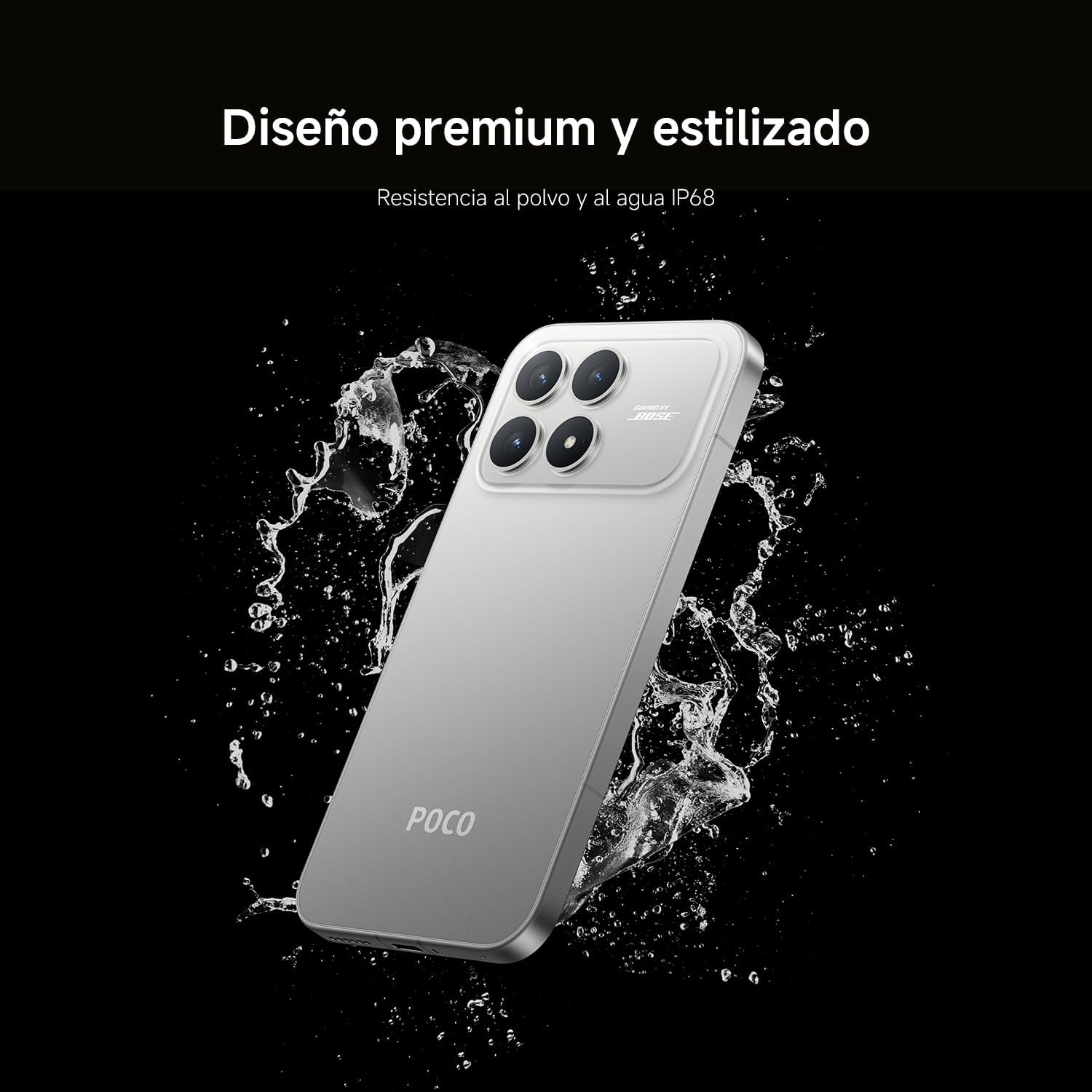 XIAOMI POCO F8 Pro – Smartphone de 12+256GB, Triple cámara de 50MP con OIS, Pantalla AMOLED de 6,59” 120Hz, Snapdragon 8 Elite, Hypercharge 100W, Cargador no Incluido, Negro (Versión ES) 14