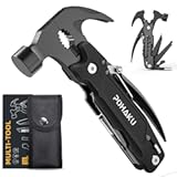 Pohaku 14-in-1 Multitool Hammer&comma; Pohaku Multitool with DIY Stickers&comma; Safety Lock&comma; Screwdriver Bits Set and Durable Nylon Sheath&comma; Multi Tool for Outdoor&comma; Ideal Gifts for Father&comma; Husband&comma; Boyfriend