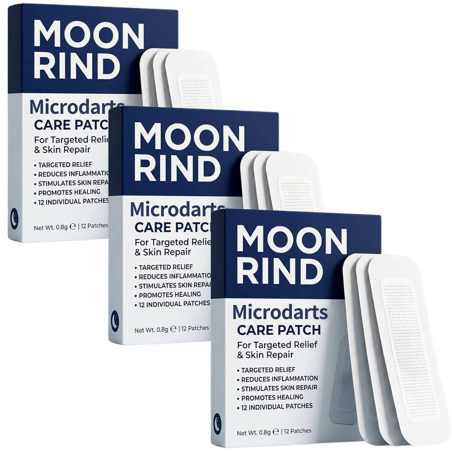 Moon Rind VeinTarget Microdarts Patch, Moonrind Vein Target Microdarts Care patch, Relieve Leg Discomfort, Effectively Moisturizes and Moisturizes (3 Box)