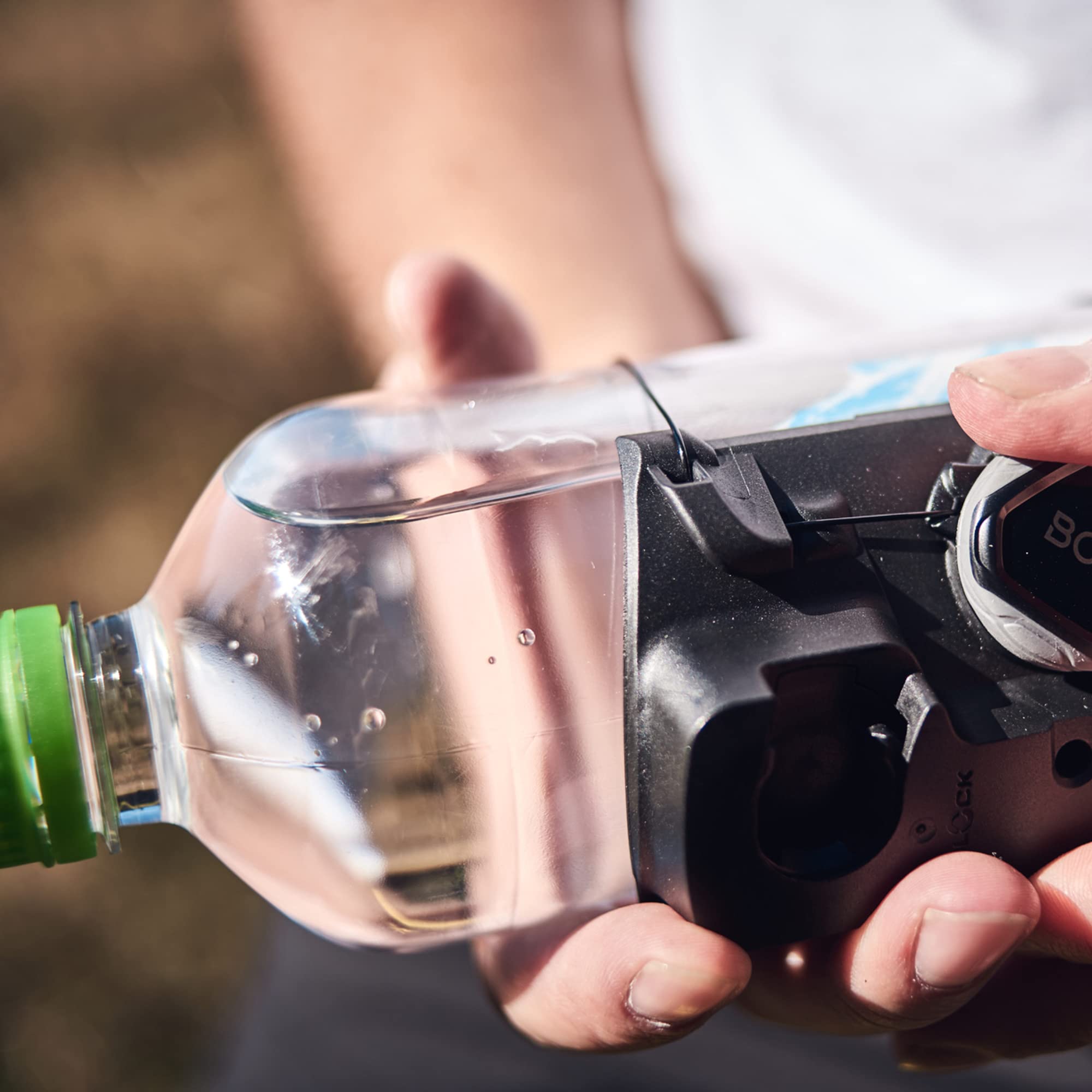 Fidlock Water Bottle with Bike Base Twist Trasparente