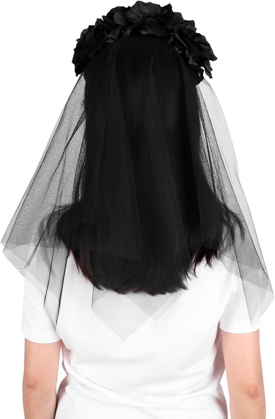 Rose Flower Crown Adjustable Headband Hair Wreath Floral Headpiece, Rose Flower Crown, Headband