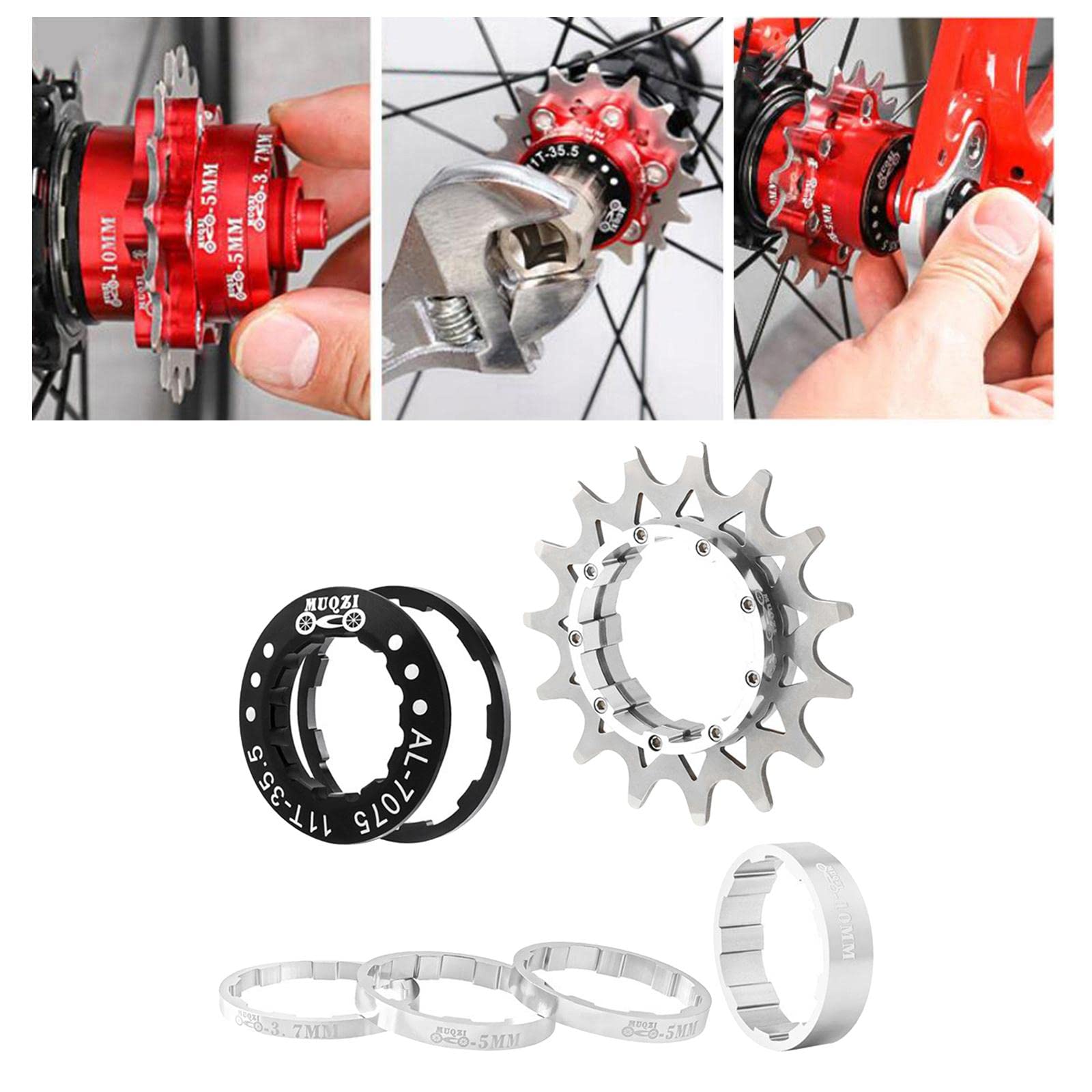 Bmx Sprocket Bike Single Speed Conversion Kit 12T13T/14T/15T/16T/17T ...