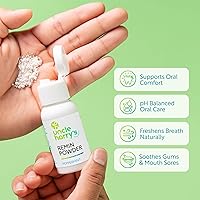 Vista 4 de Uncle Harry's Polvo de dientes de remineralización de menta, sin flúor, vegano, 1 onza