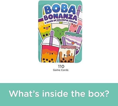Miniatura 4 de Aquarius Juego de cartas Boba Bonanza, juego de cartas Boba Bonanza, gran diversión familiar, a partir de 6 años, con licencia oficial para