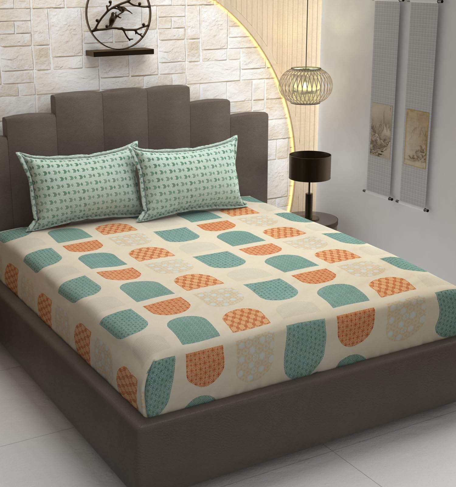 See full amazon price history chart for TIB Presents Luxurious Glace Cotton Super Soft 210 TC Elastic Fitted Bedsheets Queen Size (78X60X10 Inch) 360° with 2 Pillow Covers, 45x70 cm (Beige, Coordinate Queen Fitted) TIB Presents Luxurious Glace Cotton Super Soft 210 TC Elastic Fitted Bedsheets Queen Size (78X60X10 Inch) 360° with 2 Pillow Covers, 45x70 cm (Beige, Coordinate Queen Fitted) (B0DFZHNPK5) Amazon Price History, Amazon Price Tracker