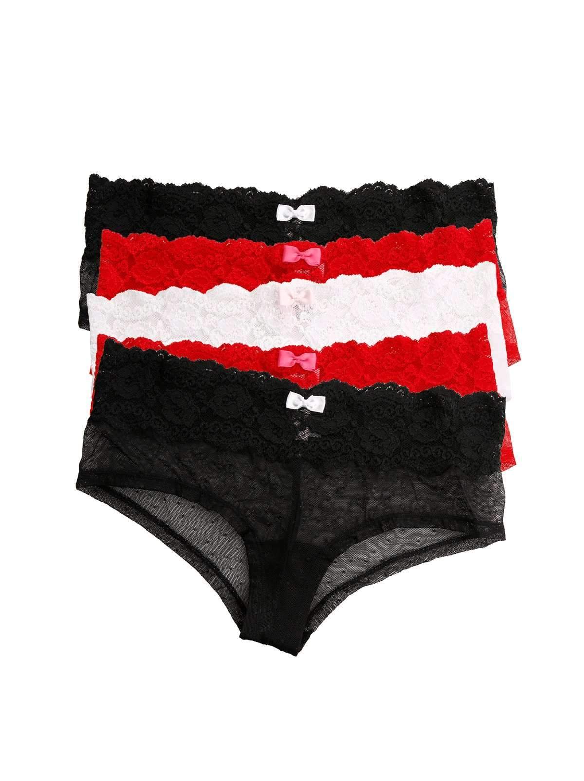 Jezebel by Felina | Posh Hipster | Panty | 5-Pack | Lace | Stretch