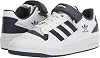adidas Originals Men's Forum Low Sneaker, White/Shadow Navy/White, 13, White/Shadow Navy/White