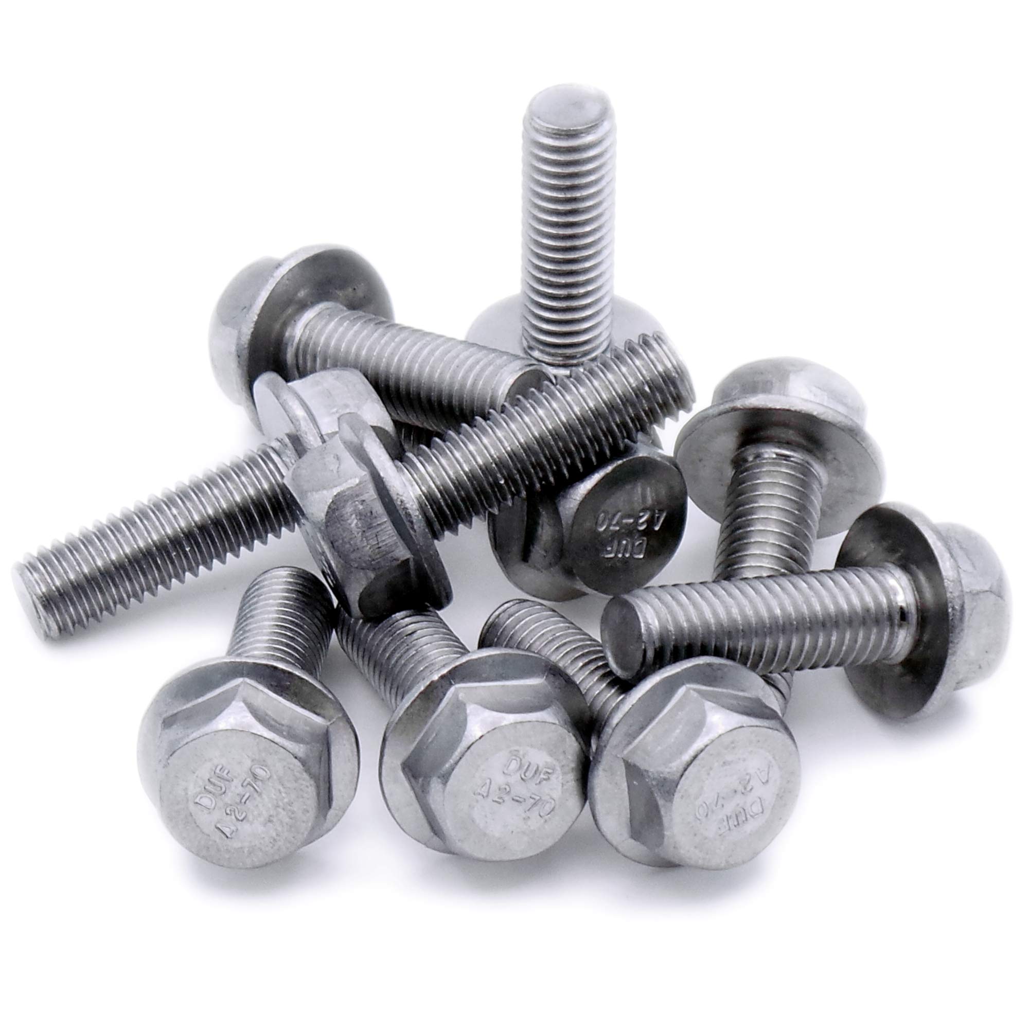 Conector Rosca M8 13mm Llave Perno Conector Hexagonal M8 De Acero Inoxidable A2 - 24mm Largo, 13mm Llave, Tuerca Profunda Manguitos Roscados