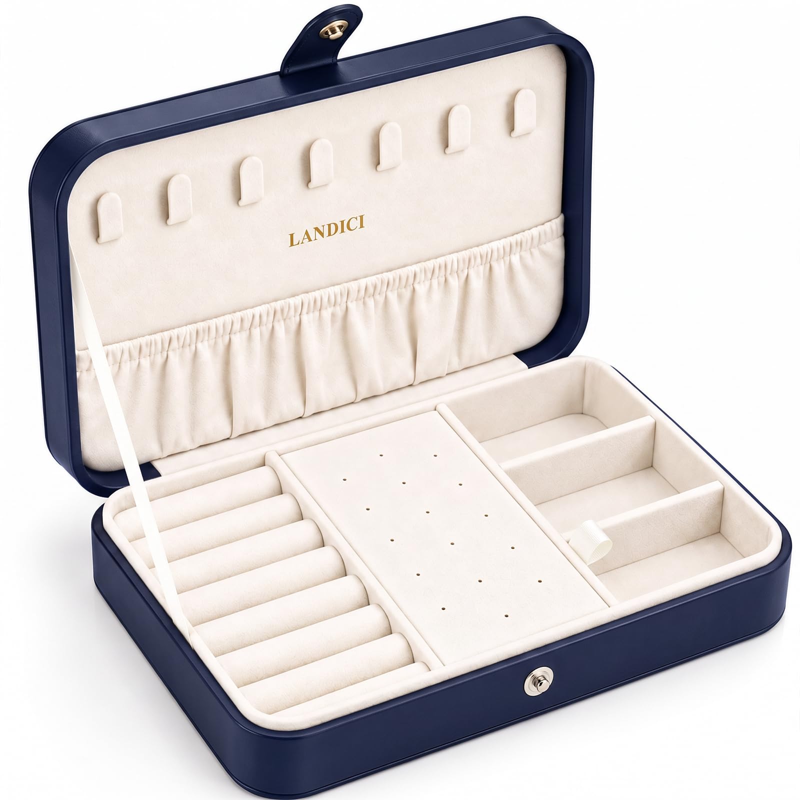 LANDICI PU Leather Jewelry Box