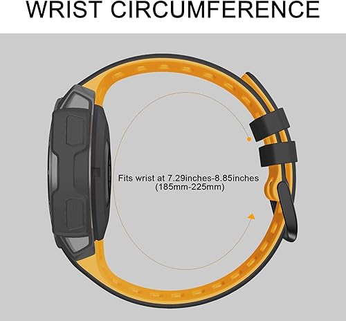 Miniatura 19 de ANCOOL Compatible con Garmin Instinct 2 Band, correa de silicona suave de repuesto para Garmin Instinct Tide/Esports/Solar/Smartwatches tácticos