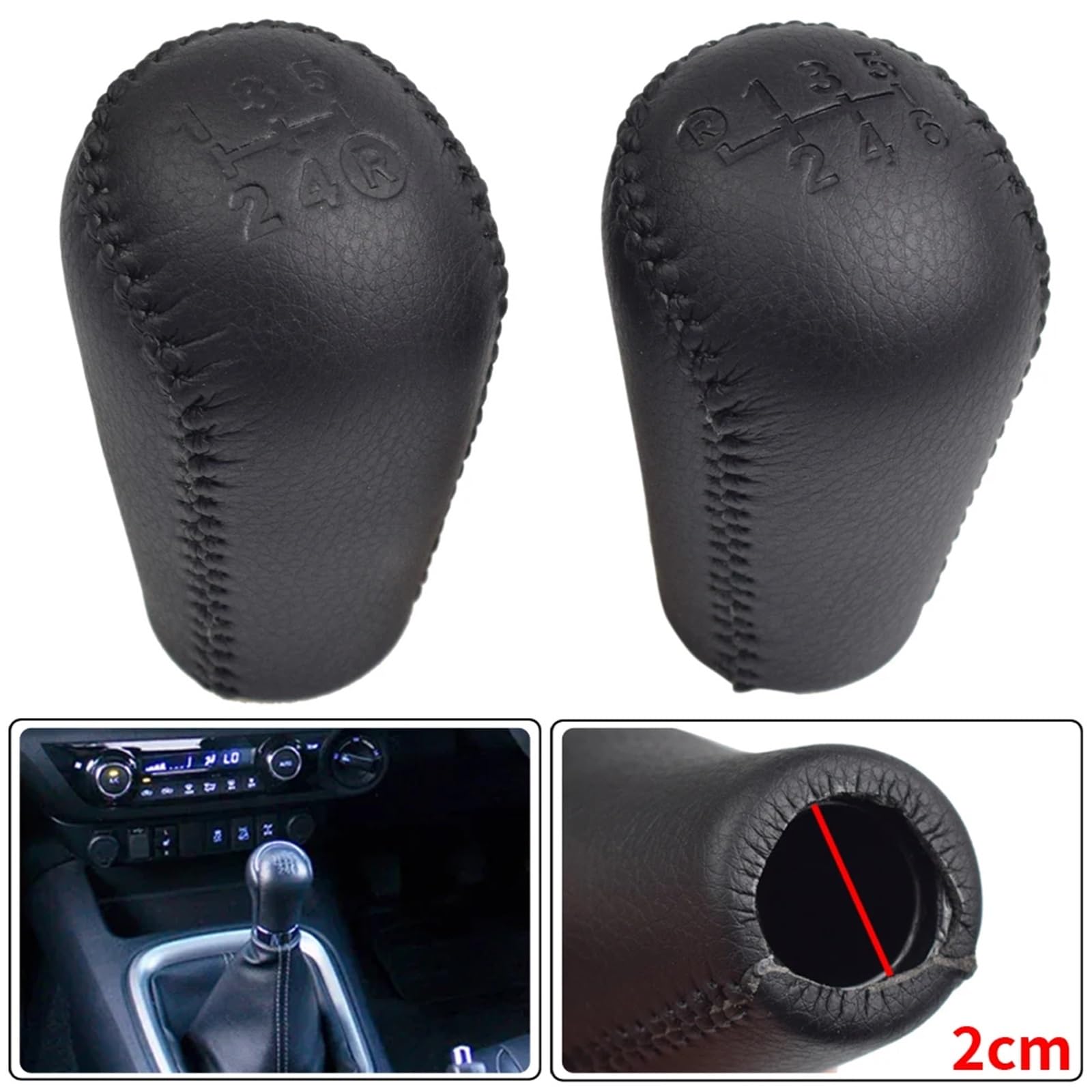 Copri Pomello Cambio Automatico Per Toyota Hilux/Vigo 2005-2015 - Migliora L'estetica Dell'interno