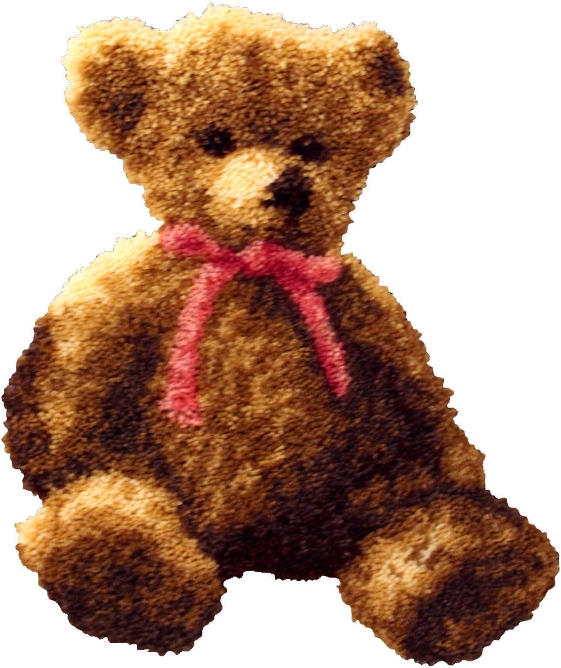 MCG Textiles Bernadette Bear Latch Hook Rug Kit