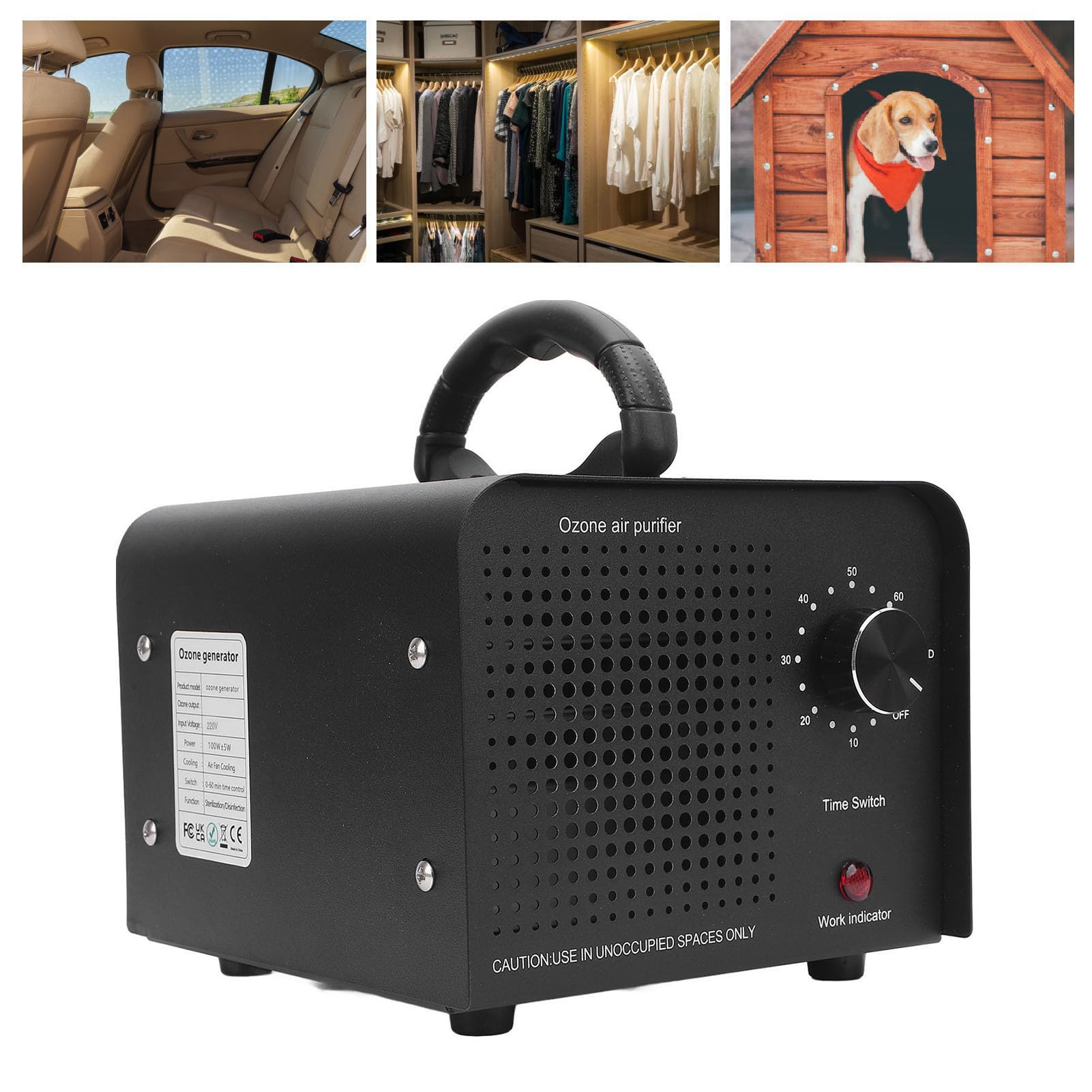 Máquina de eliminación de olores, generador para eliminación de olores, acero inoxidable, desodorante, desodorante, siminador de olores, para concesionario de coches, humo, Pet House 2000 hasta 4500