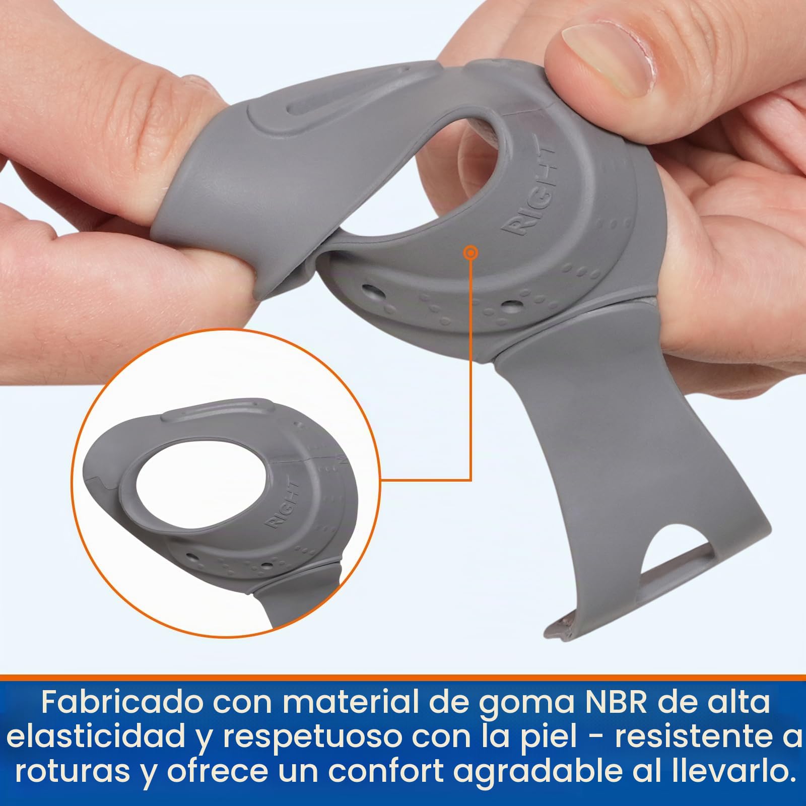 Férula Pulgar CMC, Órtesis para Rizartrosis - Soporte Estabilizador Articulación Base del Pulgar, Alivia Dolor Osteoartritis/Artritis/Tendinitis - Flexible Hombre y Mujer (Mano derecha, M)