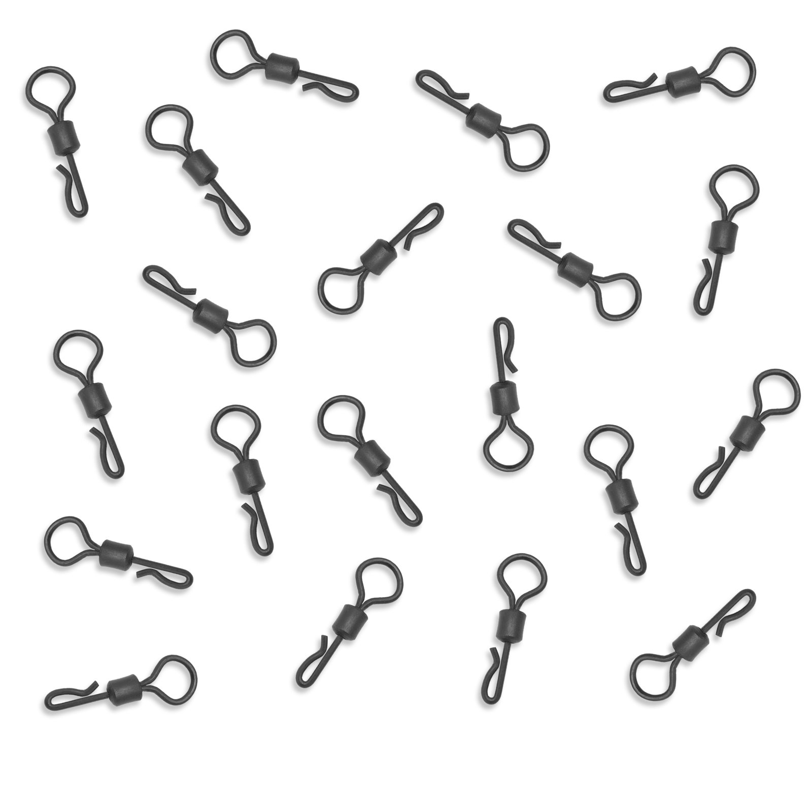 Bank Tackle Size 8 Big Eye Quick Change Swivels (x 50 Pack)
