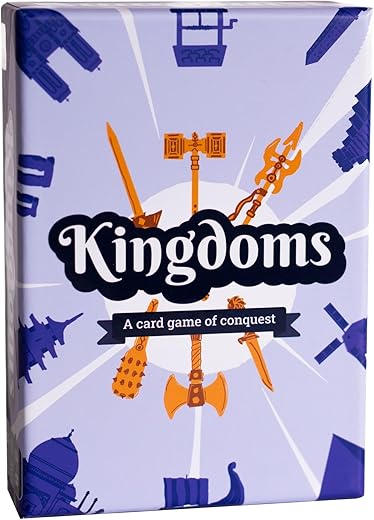 Kingdoms Card Game - Family Strategy Game for 2-8 Players, Ages 8+ | Master Tactics and Outwit Opponents