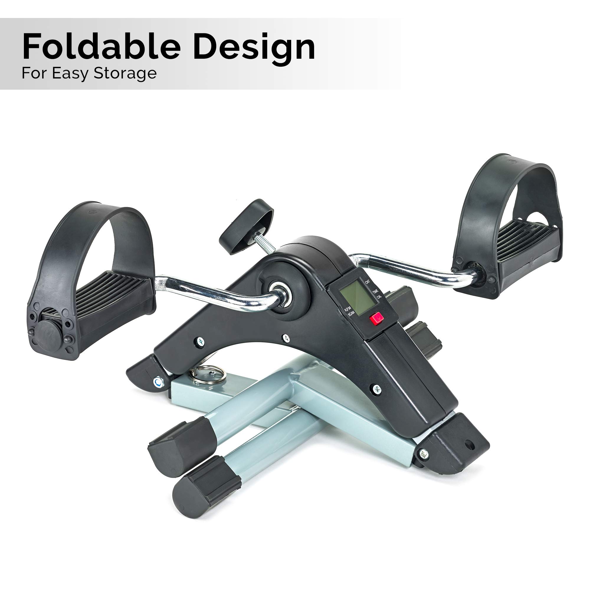 Pedales Estáticos Ejercicio, Mini Bicicleta Estática Plegable, Pedaleador Estático, Aparato de Ejercicio en Casa, Pedales Personas Mayores, Pedaleador para Ancianos, Pedalier