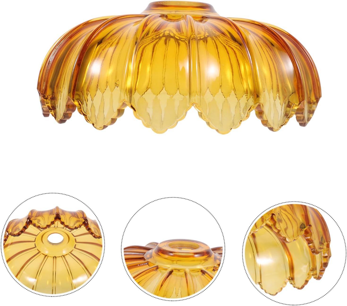 Artibetter Glass Lampshade Cover for Pendant Lamp Decorative Aesthetic Shade for Ceiling Lamp