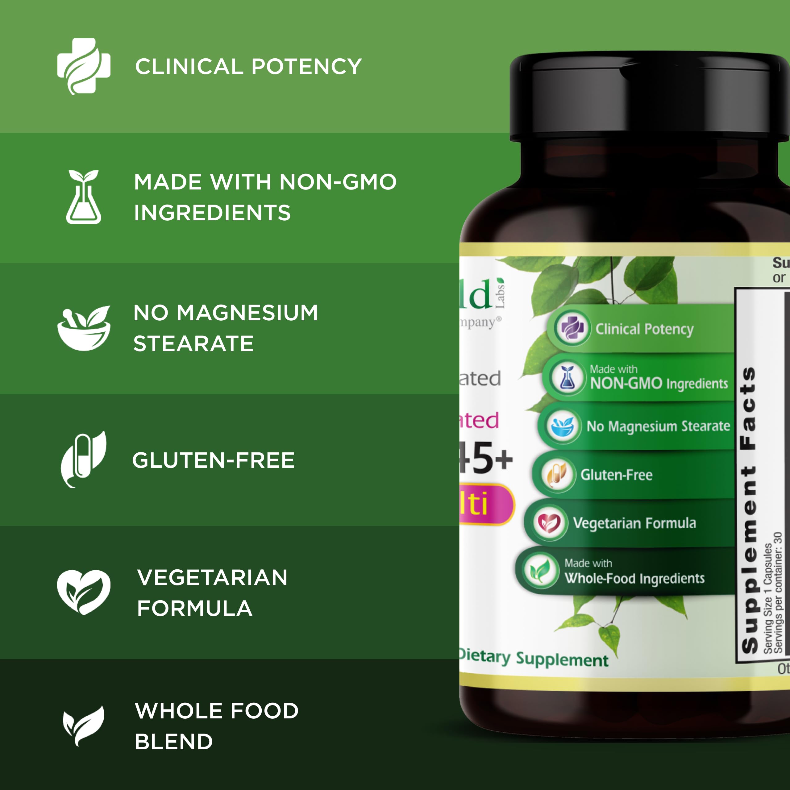 EMERALD LABS Women's 45 Plus 1-Daily Multi, 30 Capsules — Amazon image 4
