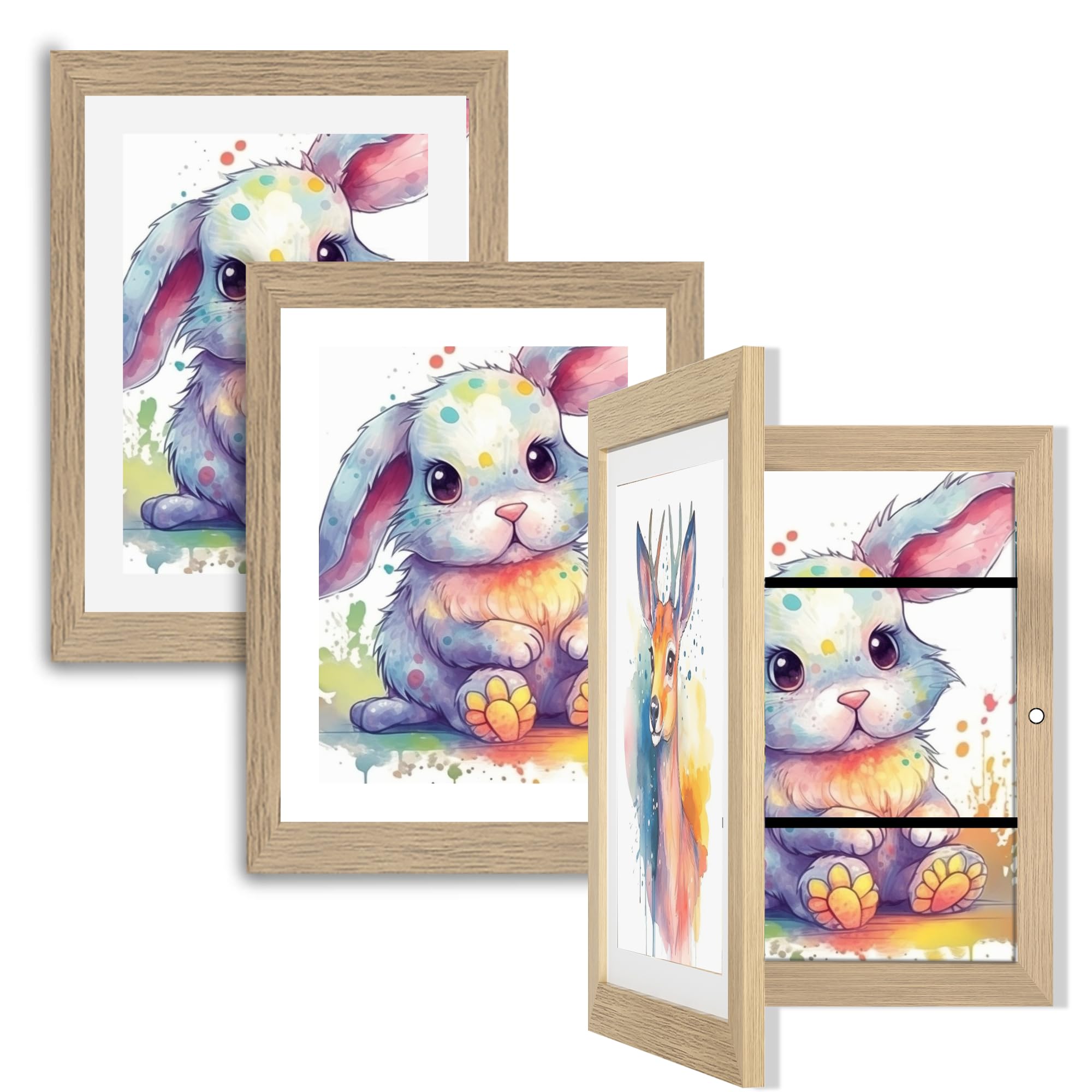 Cadre d'art pour enfants Orionstar lot de 3 pour dessin format A4