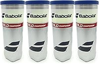 Vista 1 de Babolat Pelotas de tenis Gold Champiosnip, 4 latas, 12 pelotas (3 bolas/lata)