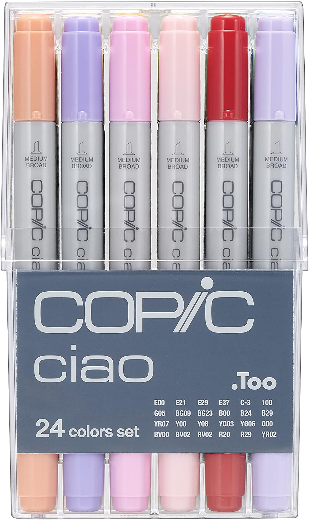 Ciao Markers 24pc Basic Set