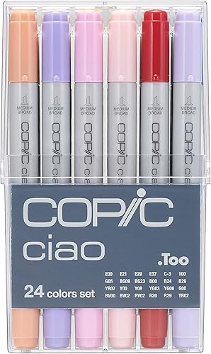 Copic Ciao juego básico de 24 marcadores