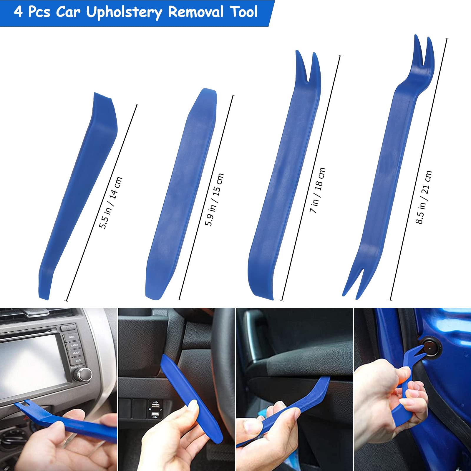 835 Stücke Auto Befestigung Clips, Befestigung Clips Türverkleidung, Befestigungsclips Universal mit Demontage Werkzeuge, Kabelbinder und Schwammig Kissen, Spreiznieten Kunststoff Set