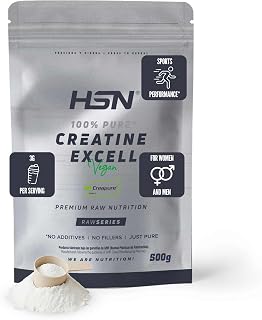 HSN Creatina Excell 100% Creapure® en Polvo - Sin Sabor 500 g
