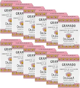 Granado Sabonete Glicerinado Terrapeutics, Calêndula, 90g, 12 Unidades