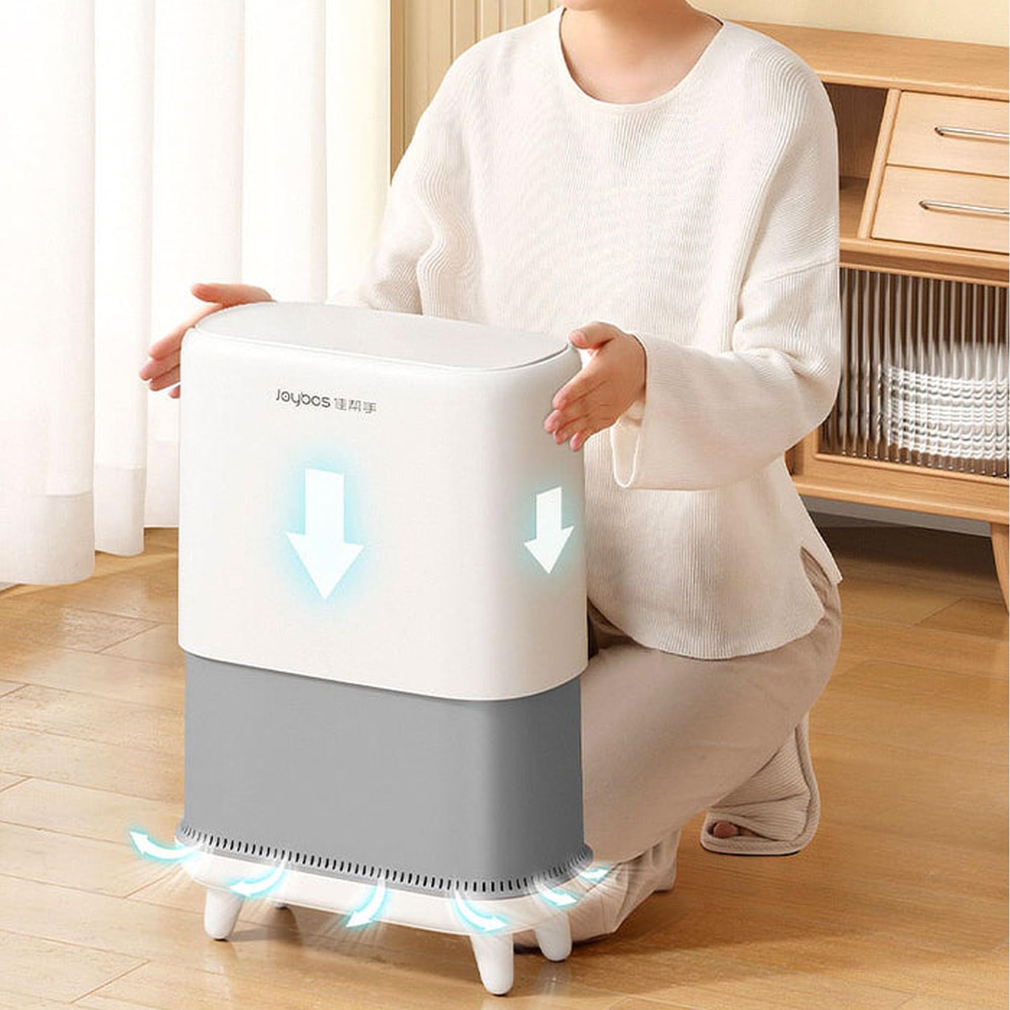 JOYBOS Cubo De Basura Con Altura 12,5L