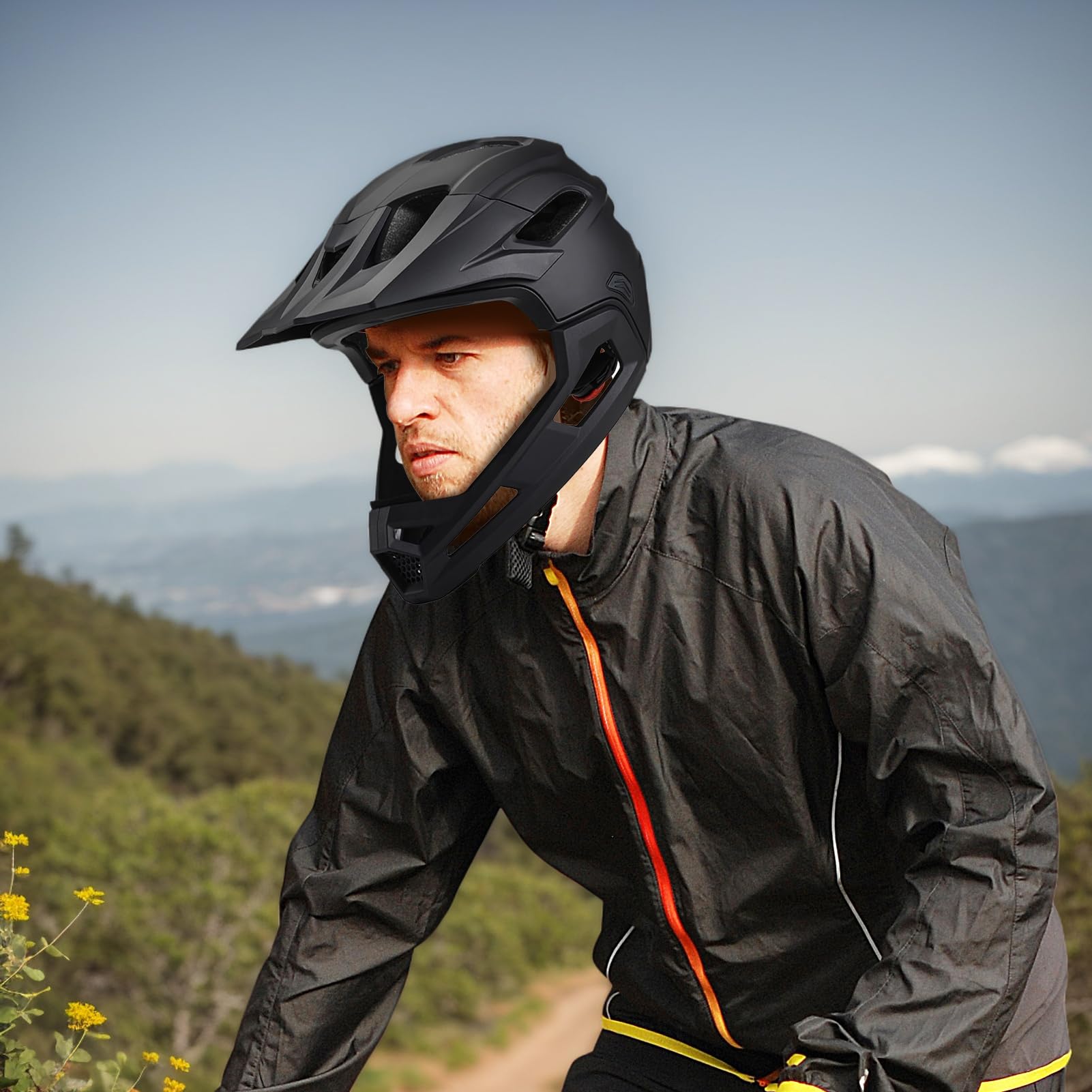 Casco bici uomo adulto Protezione Leggera Regolabile | Casco da Mountain Bike Multisport Regolabile per Adulti Unisex Ciclismo Bicicletta Scooter Skateboard Scooter Elettrico