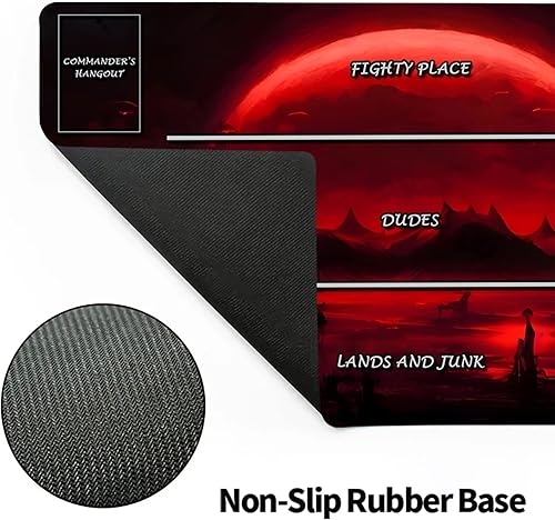 Miniatura 6 de MTG - Tapete de juego TCG de 24 x 14 pulgadas, tapete de juego de cartas coleccionables MTG, tapetes de juego de mesa con zonas