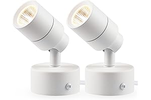SUNVIE 2 Pack LED Up Lights for Beautiful Illumination